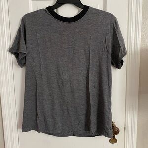lululemon athletica Charcoal Gray Short Sleeve Tee